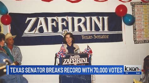 Senator breaks records after casting 70,000th consecutive vote in Texas Senate